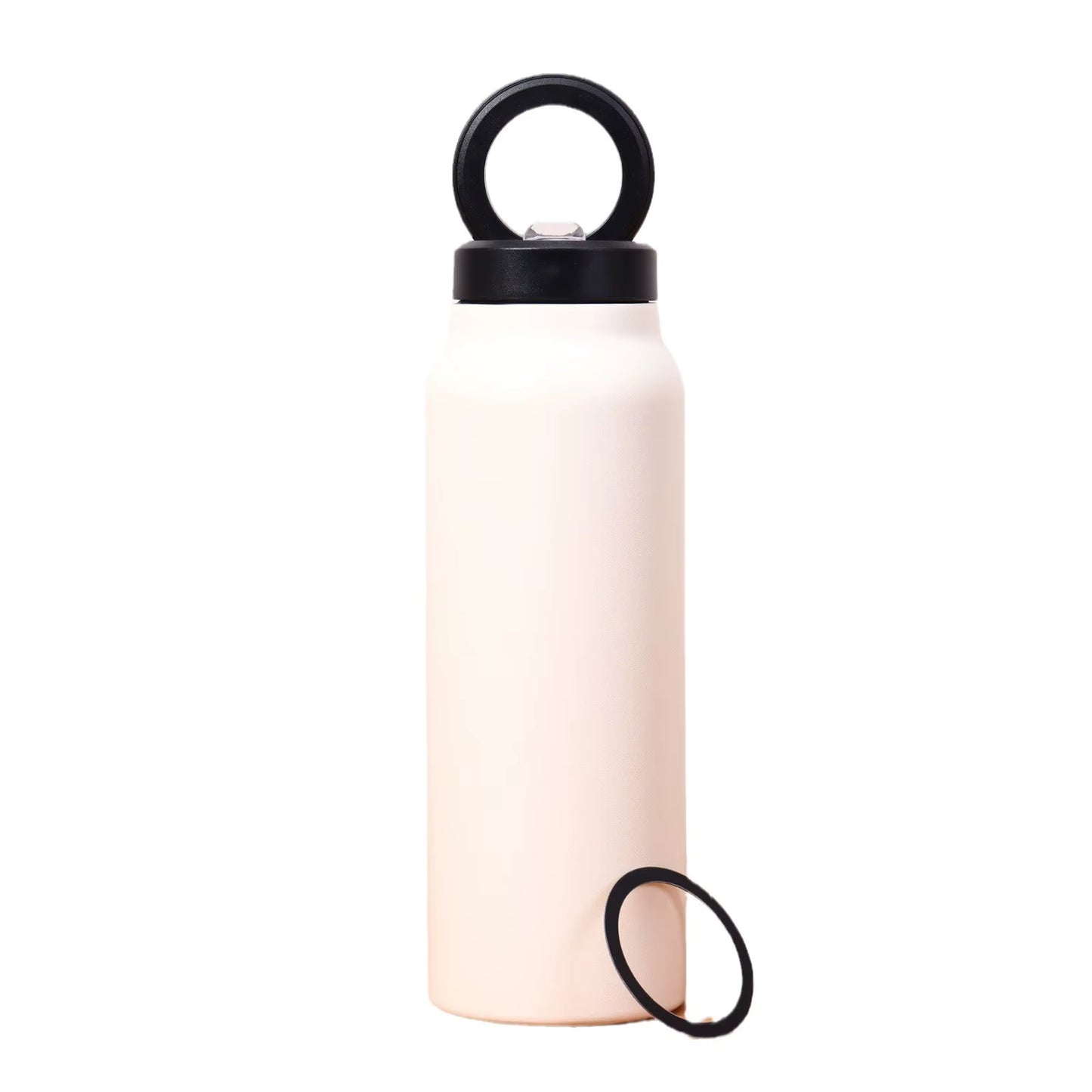 24oz Magnetic Phone Holder Vacuum Insulated Stainless Steel Sport Flask 700ml Hot/Cold Water Bottle