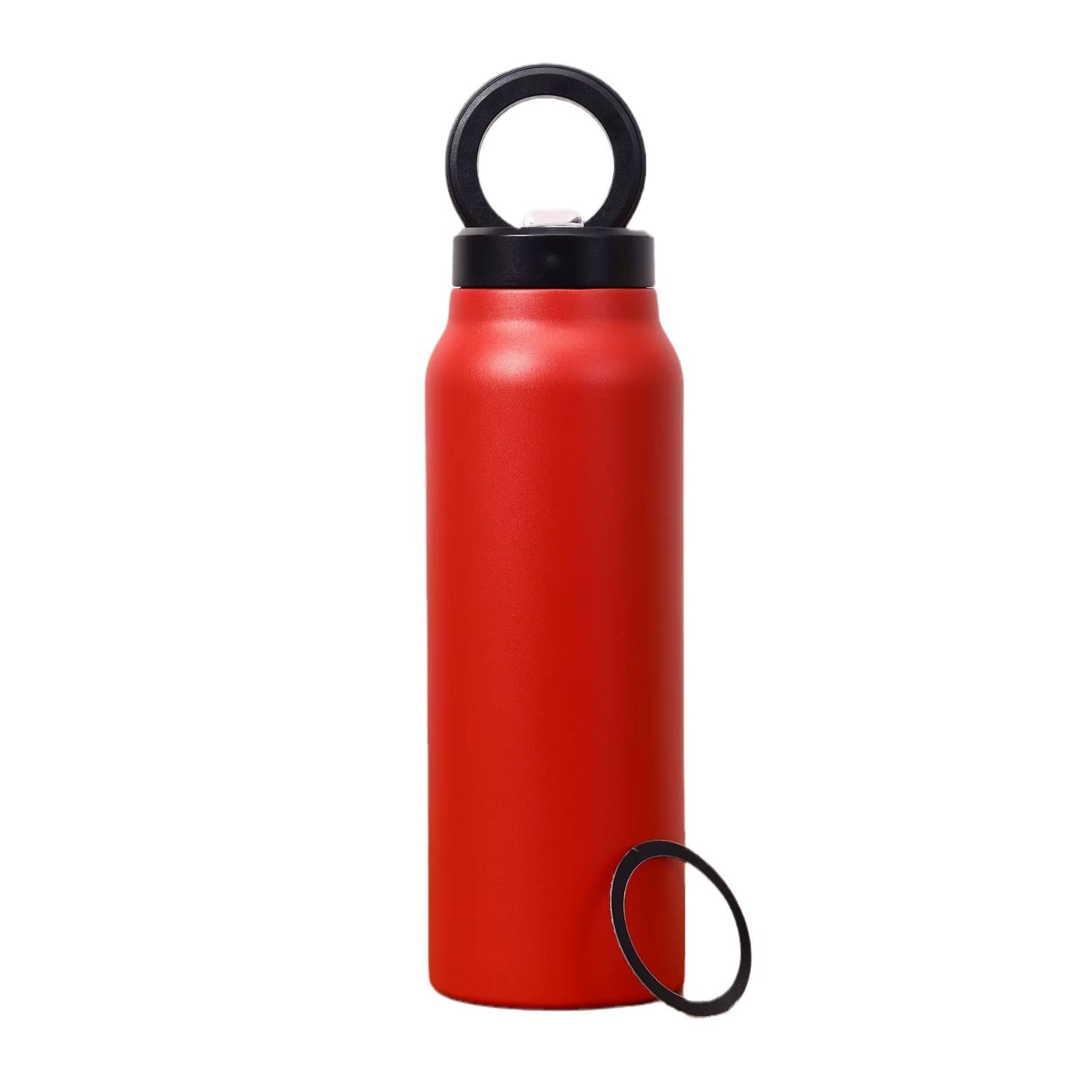 24oz Magnetic Phone Holder Vacuum Insulated Stainless Steel Sport Flask 700ml Hot/Cold Water Bottle