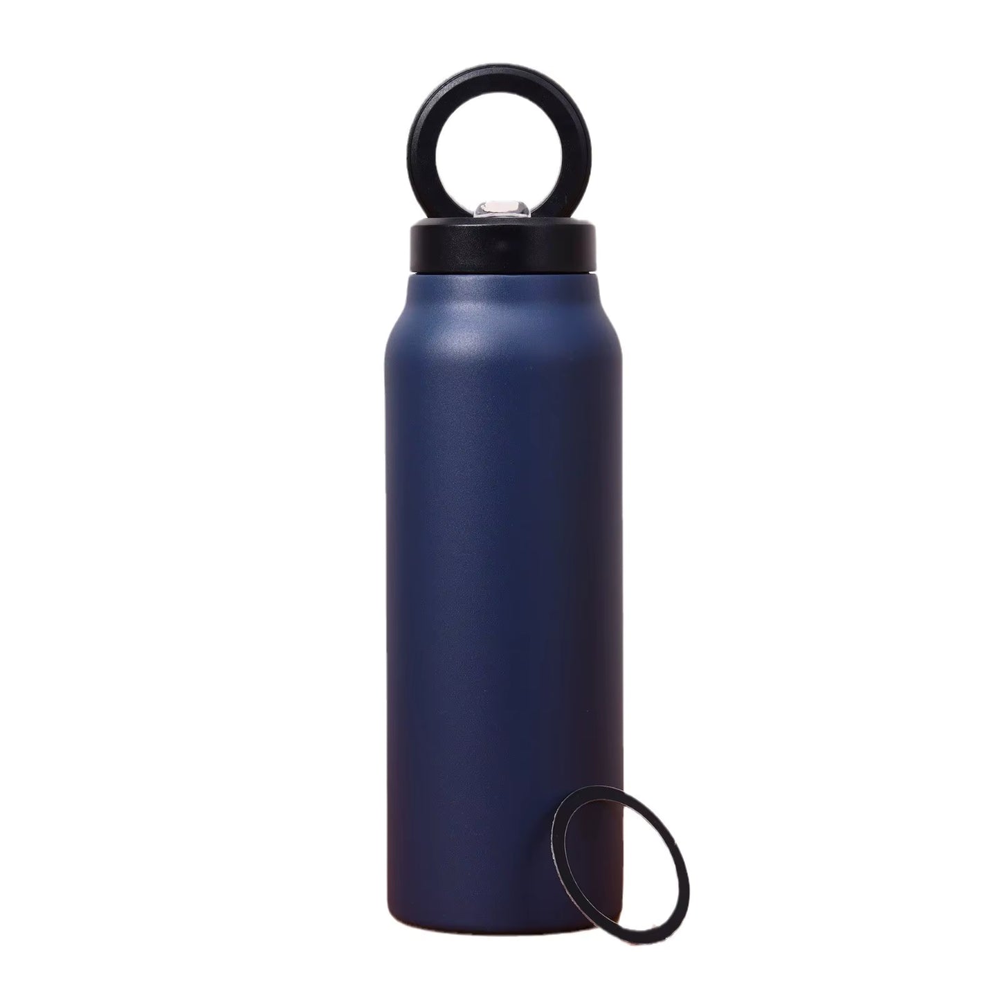 24oz Magnetic Phone Holder Vacuum Insulated Stainless Steel Sport Flask 700ml Hot/Cold Water Bottle