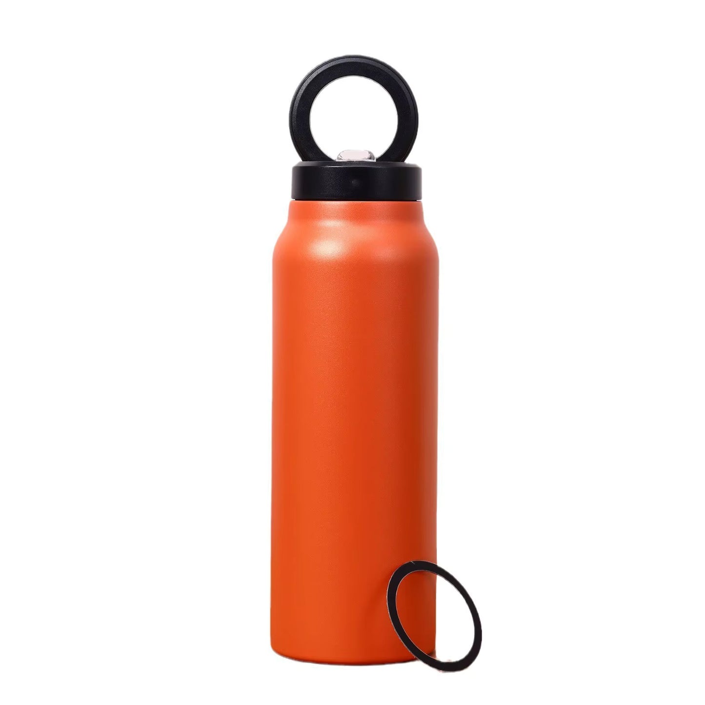 24oz Magnetic Phone Holder Vacuum Insulated Stainless Steel Sport Flask 700ml Hot/Cold Water Bottle